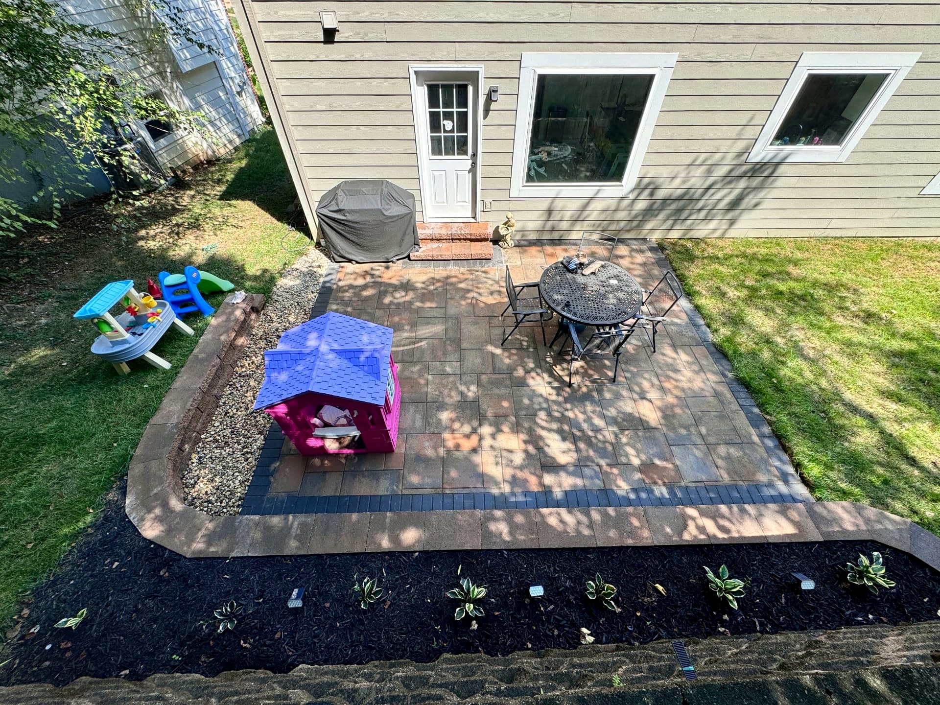 Ballwin Backyard Overhaul project 6 by Aubrey Co. in Wentzville, MO