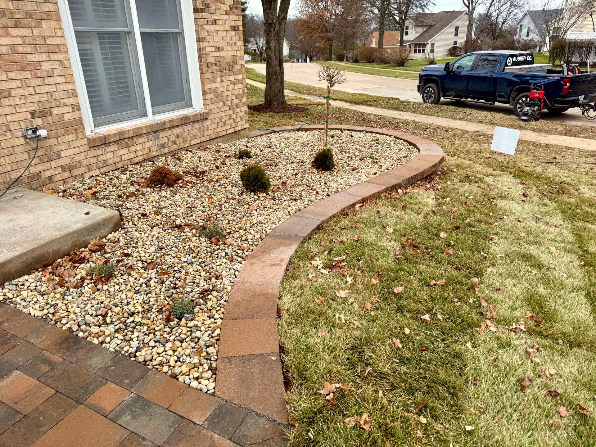 Retaining Walls project 13 by Aubrey Co. in Wentzville, MO