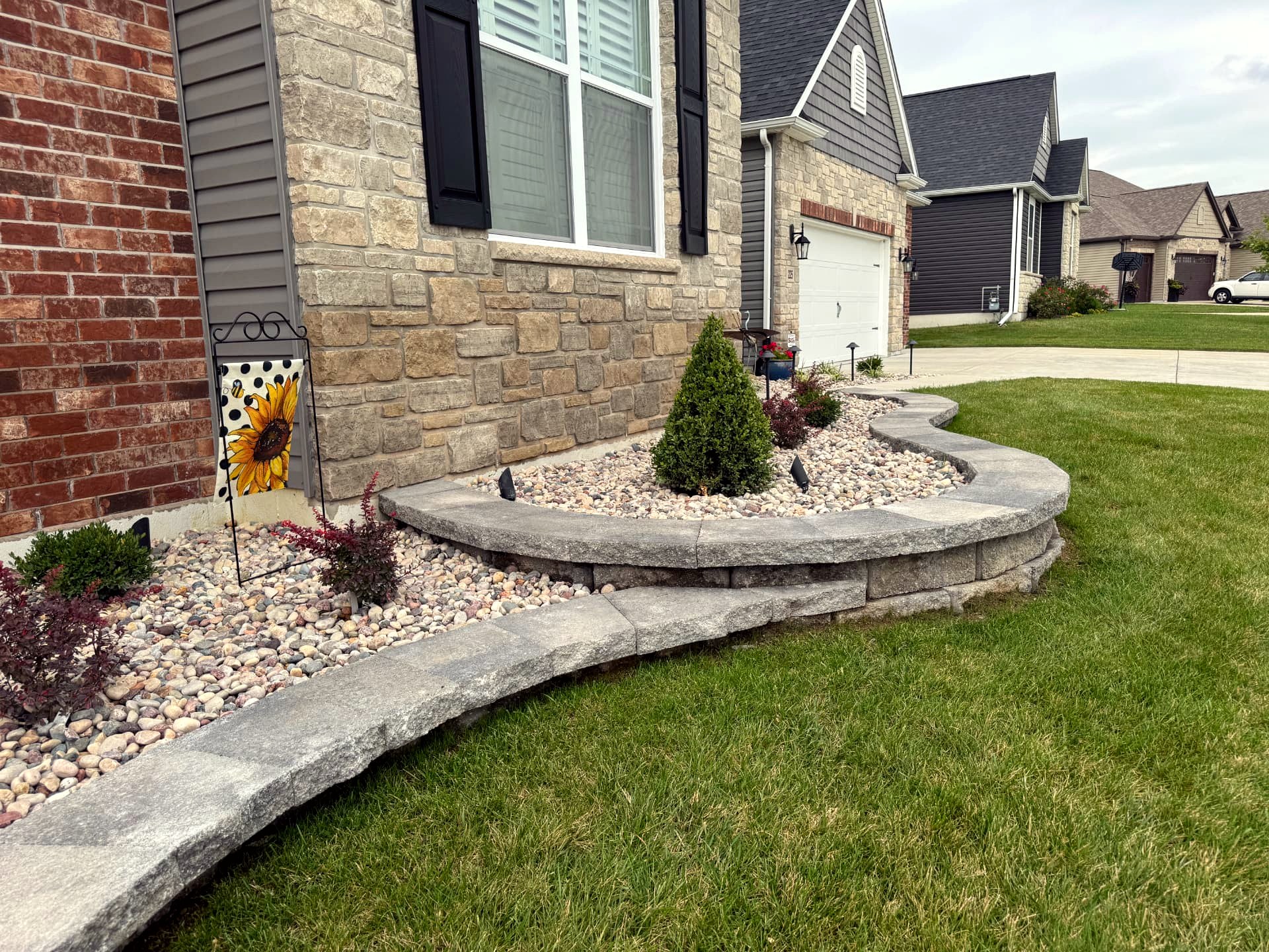 Retaining Walls project 17 by Aubrey Co. in Wentzville, MO