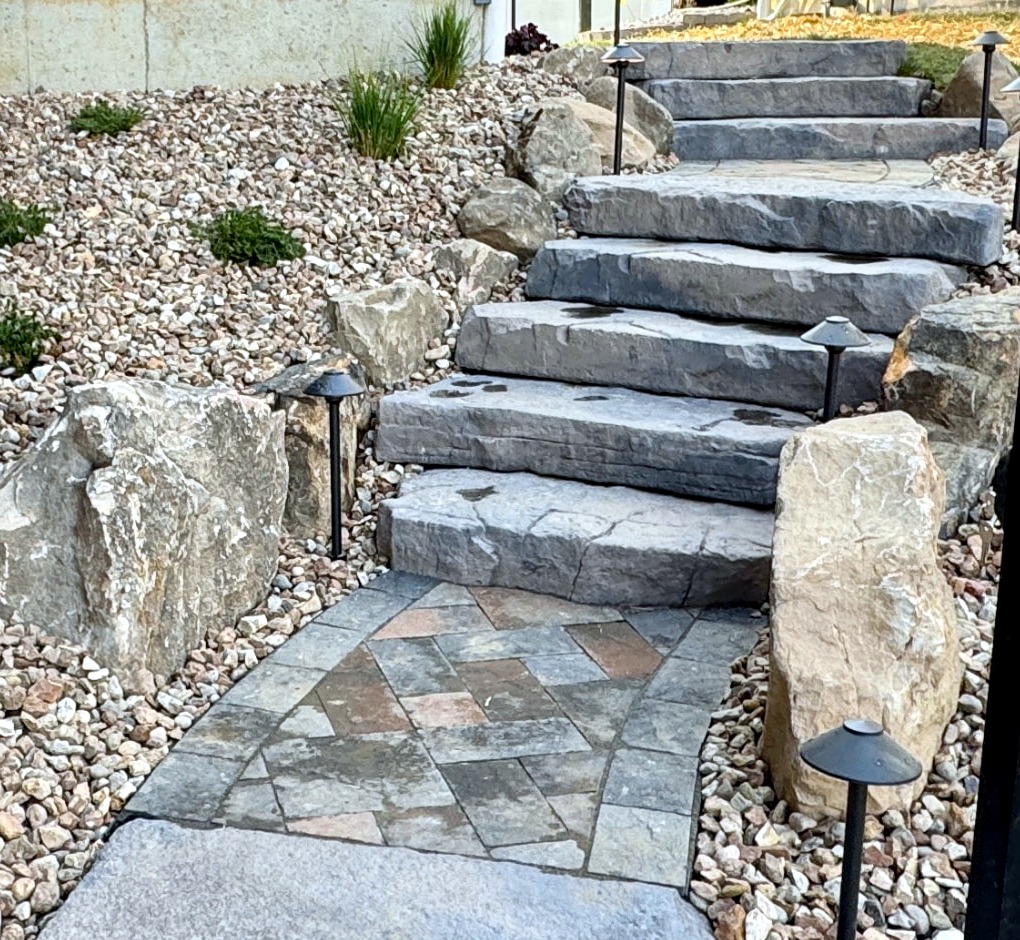 Manufactured Stone Steps in Wentzville, MO