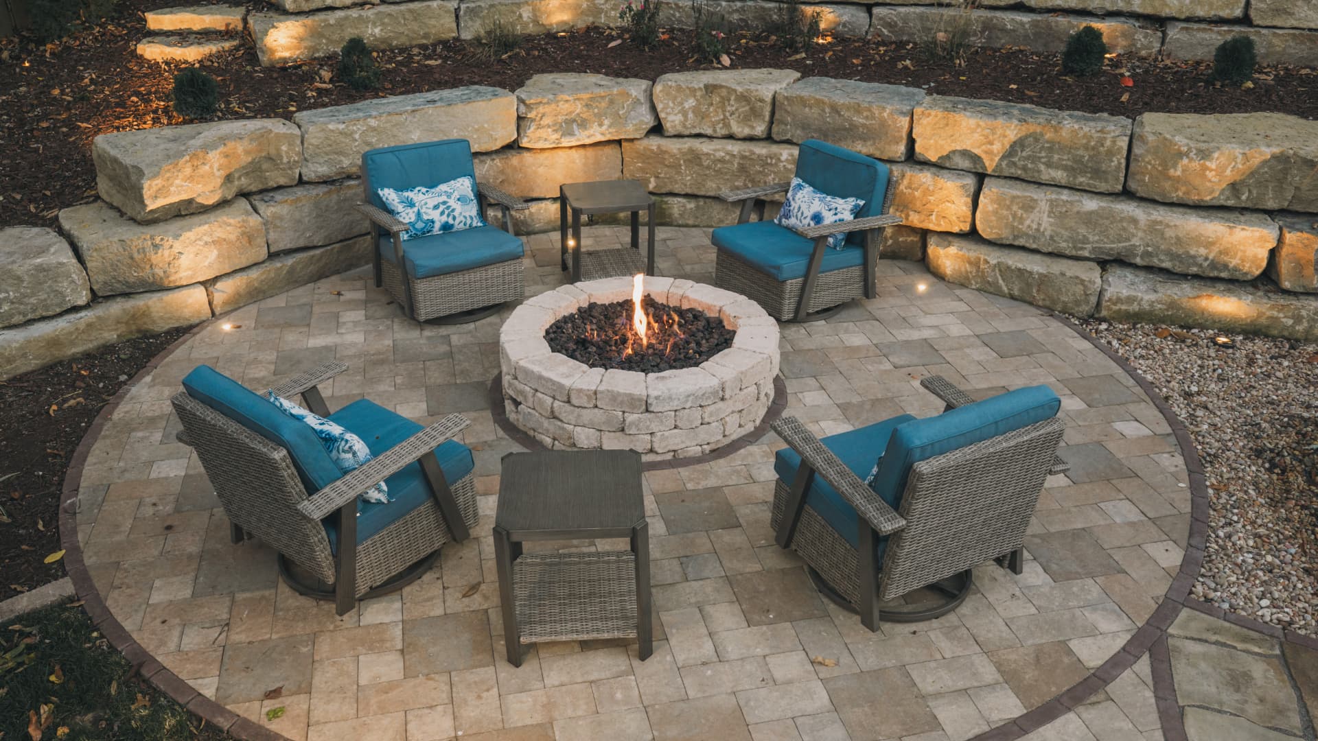 Gas Fire Pits project 2 by Aubrey Co. in Wentzville, MO