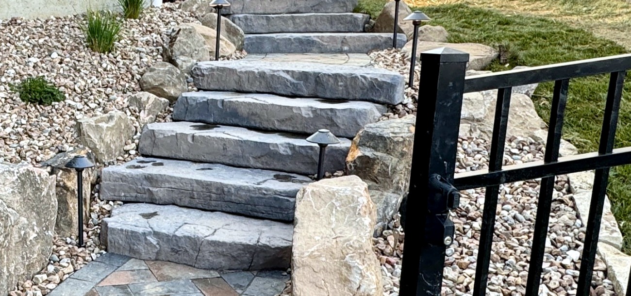 Manufactured Stone Steps by Aubrey Co. in Wentzville, MO