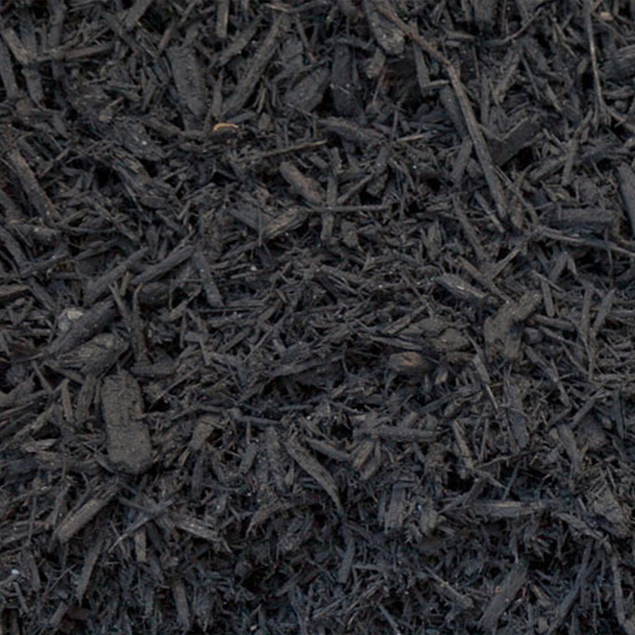 Black Dyed Mulch material sample