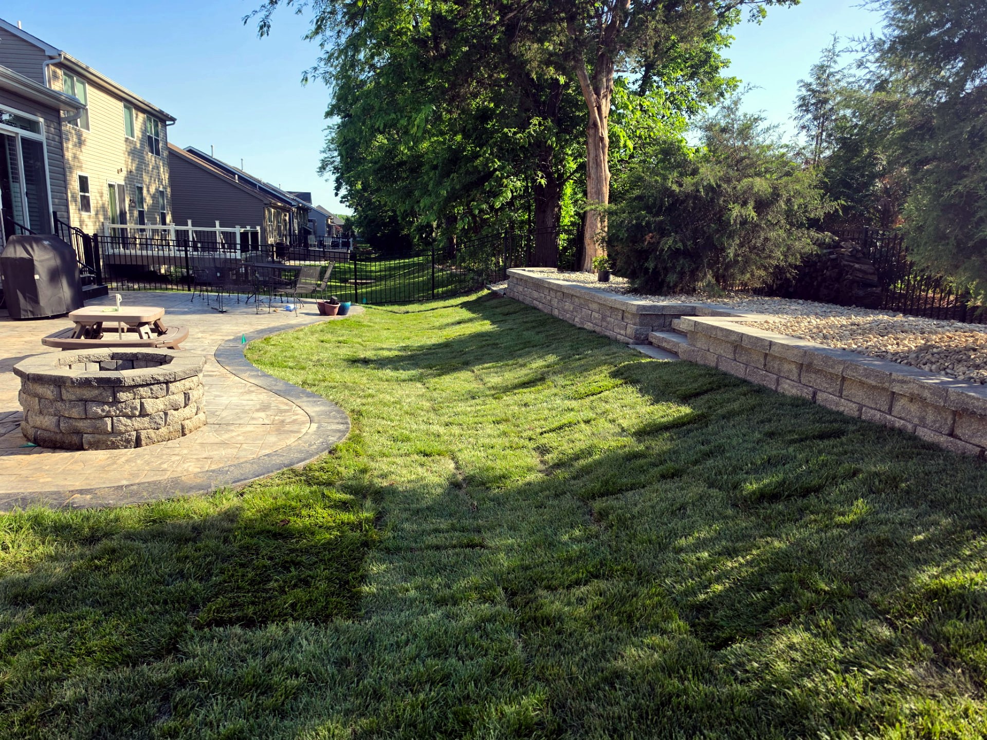 Retaining Walls project 7 by Aubrey Co. in Wentzville, MO