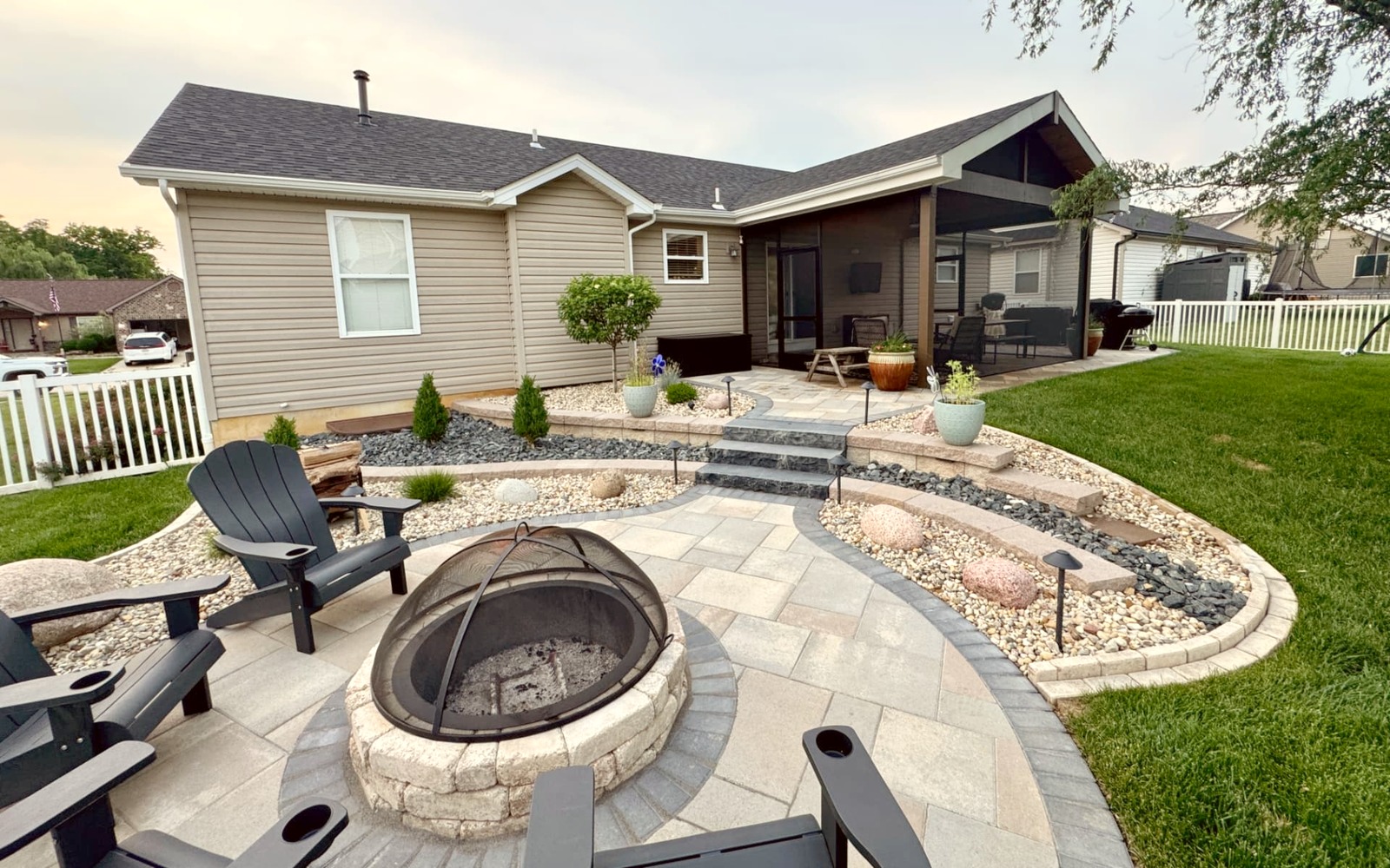 Paver Patios & Walkways project 7 by Aubrey Co. in Wentzville, MO