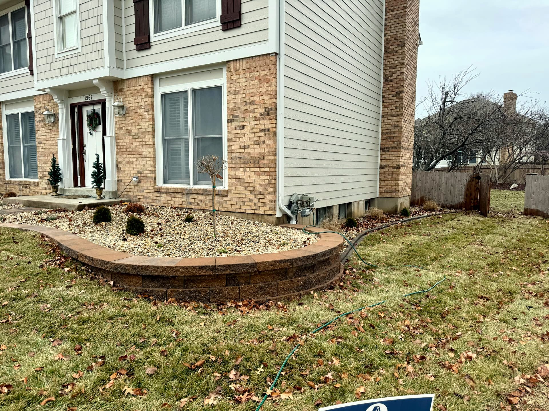 Retaining Walls project 12 by Aubrey Co. in Wentzville, MO