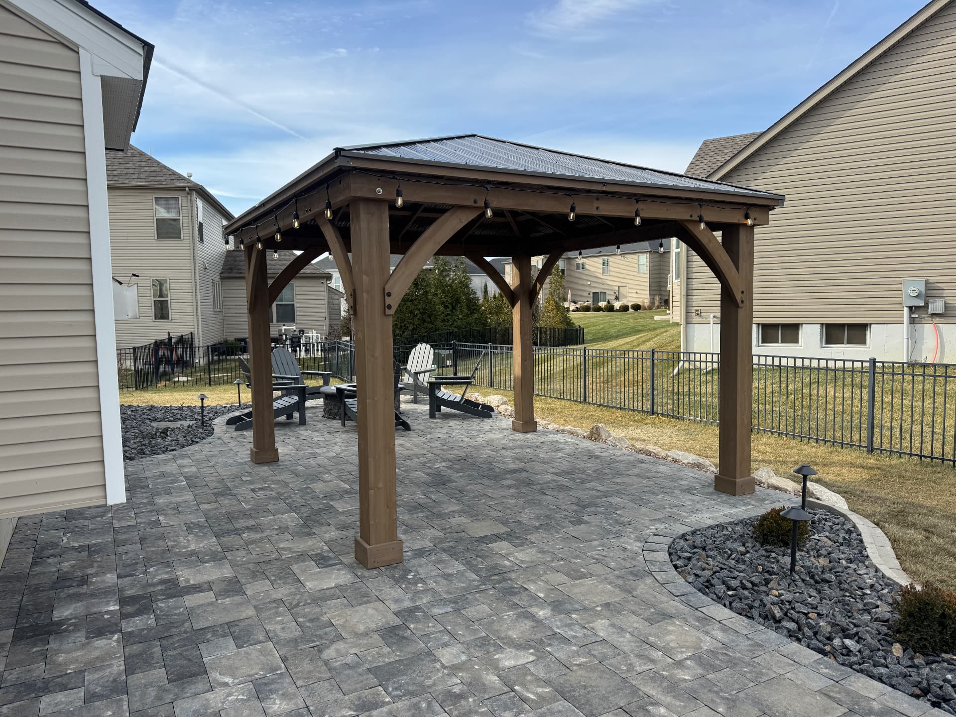 Shady Creek Pergola Patio project 5 by Aubrey Co. in Wentzville, MO