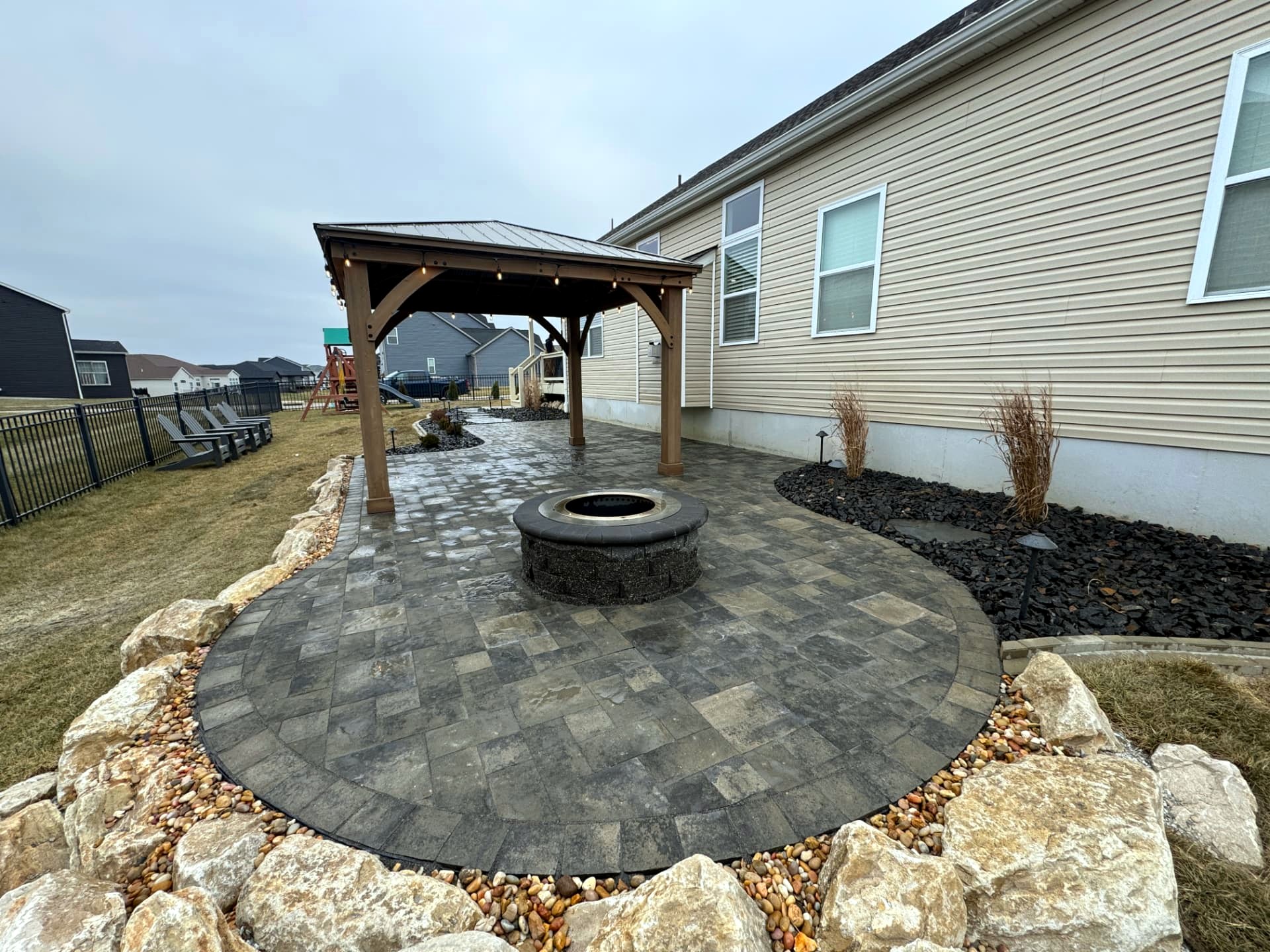 Paver Patios & Walkways project 3 by Aubrey Co. in Wentzville, MO