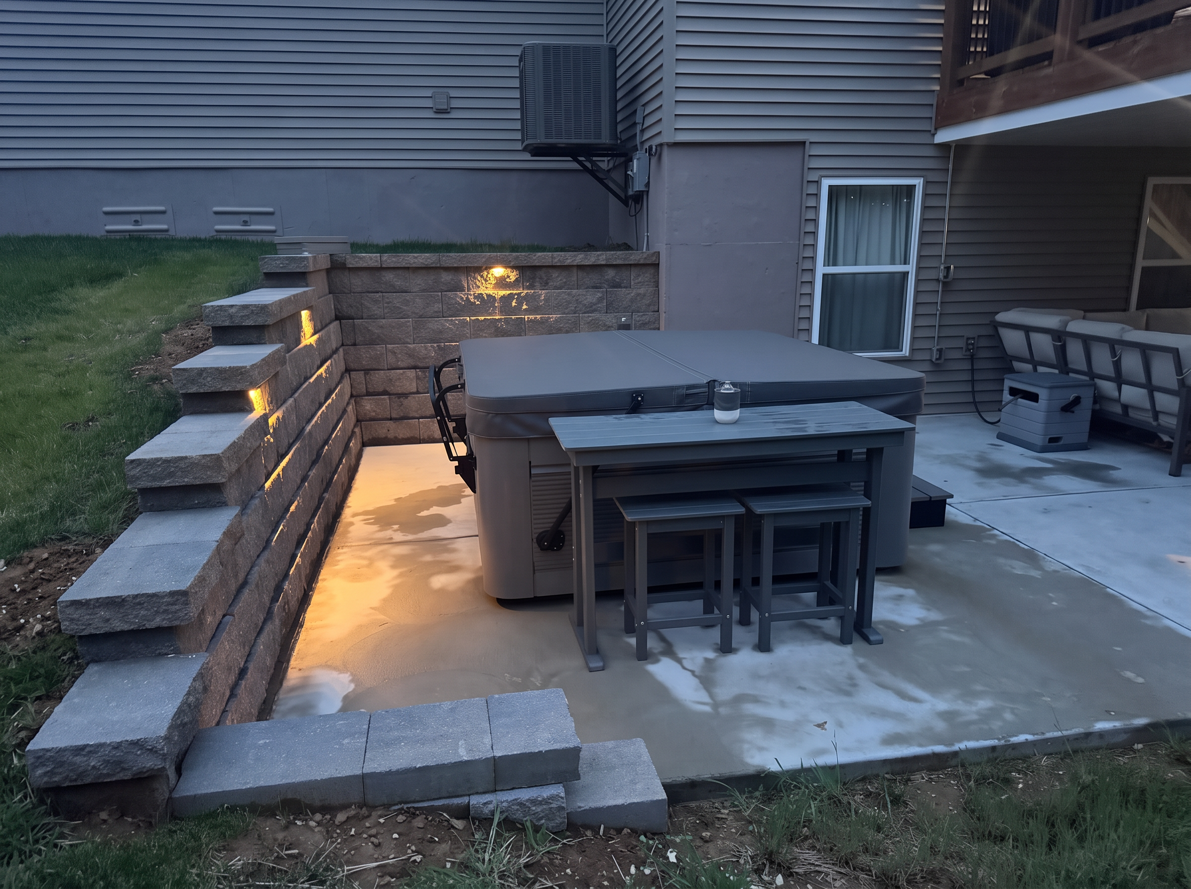 Retaining Walls project 8 by Aubrey Co. in Wentzville, MO