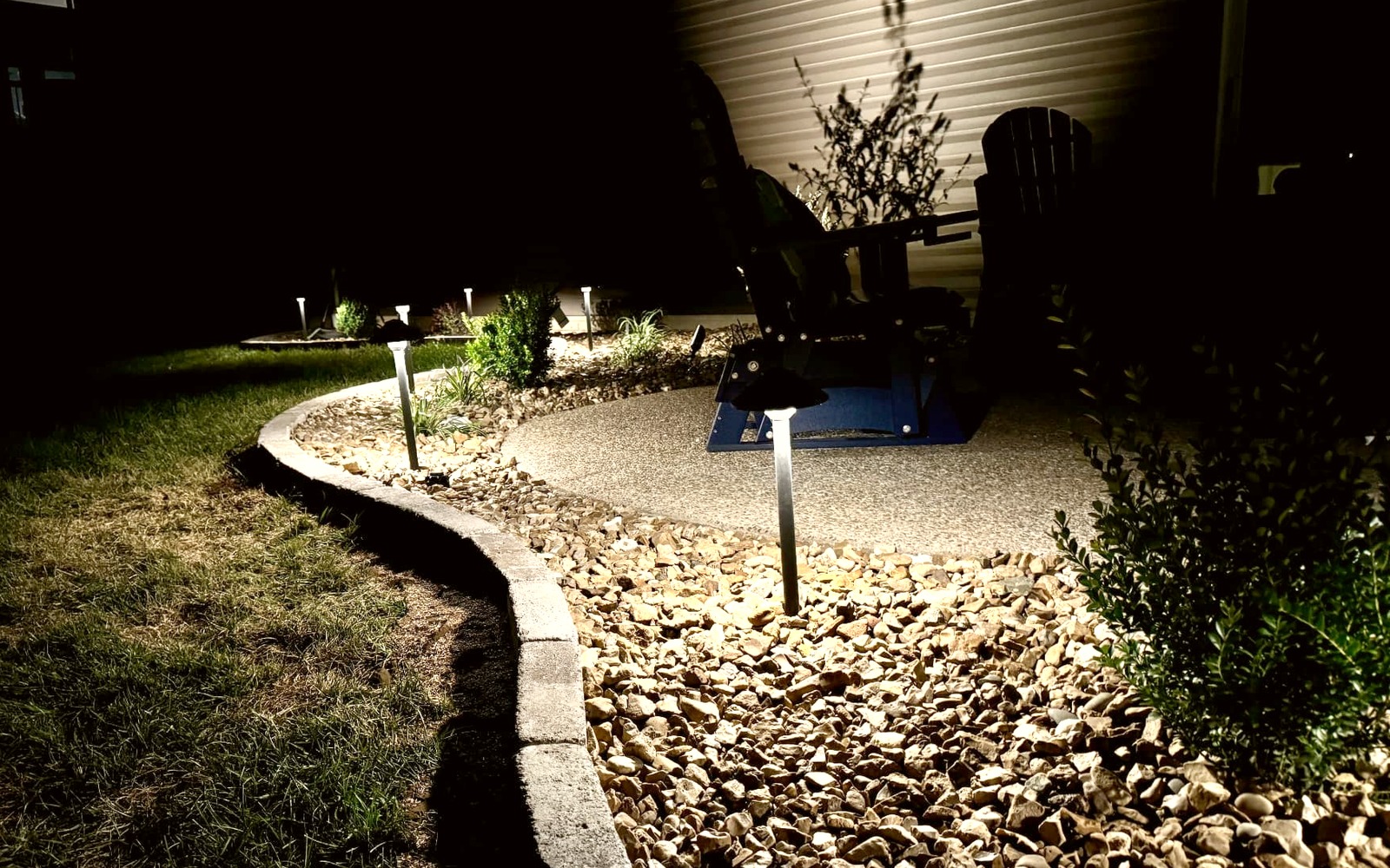 Pathway Lighting project 5 by Aubrey Co. in Wentzville, MO