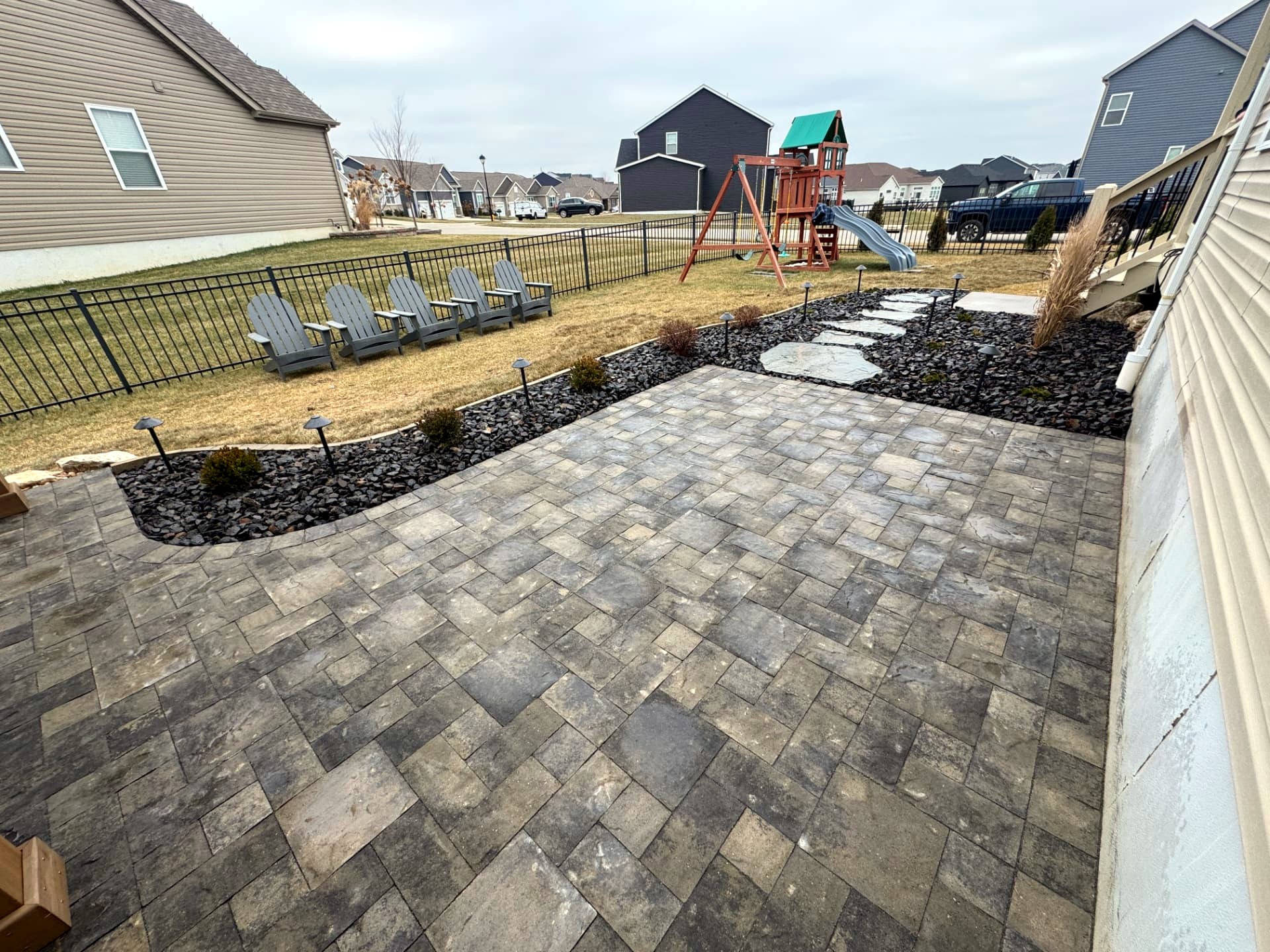 Paver Patios & Walkways project 2 by Aubrey Co. in Wentzville, MO