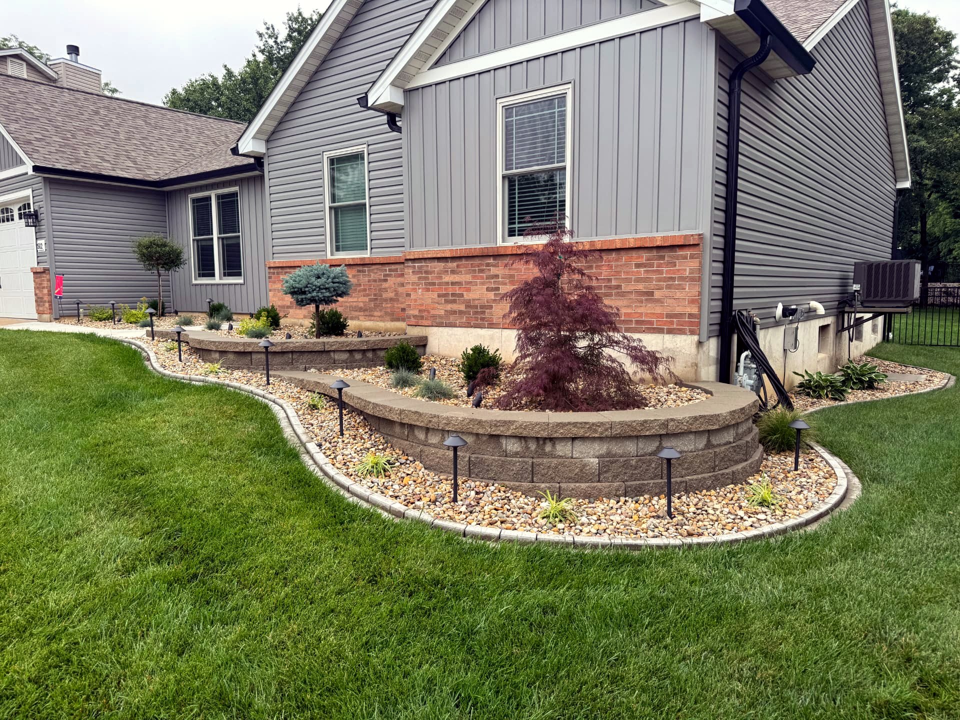 Retaining Walls project 15 by Aubrey Co. in Wentzville, MO