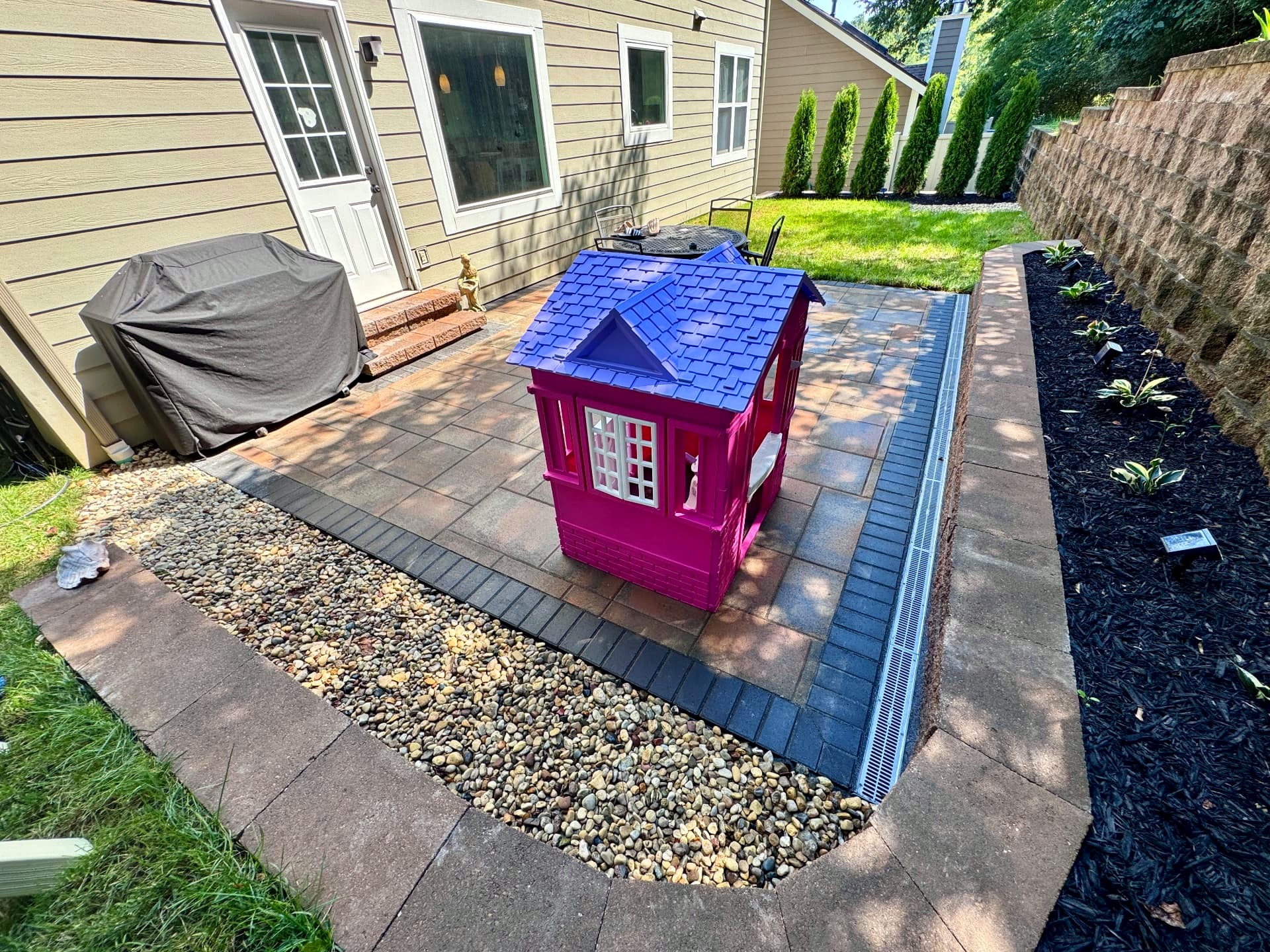 Ballwin Backyard Overhaul project 4 by Aubrey Co. in Wentzville, MO