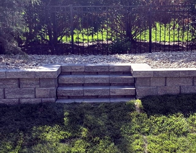 Wall Block Steps in Wentzville, MO
